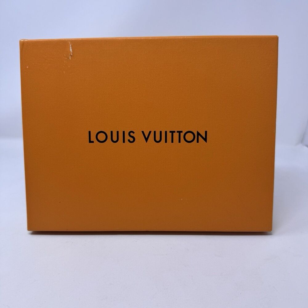 Louis Vuitton Orange Cardboard Square Purse Gift Box 10”x7.75”x1.75” EMPTY